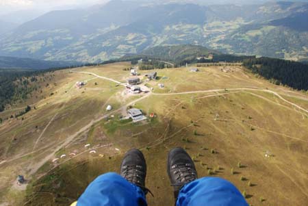 Alessandro De Felice in volo libero