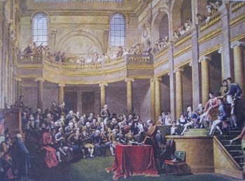 La Consulta della Repubblica Italiana riunita durante i Comizi di Lione il 26 gennaio 1802 - Nicolas André Monsiau (1802)