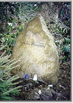 Hanussen memorial stone