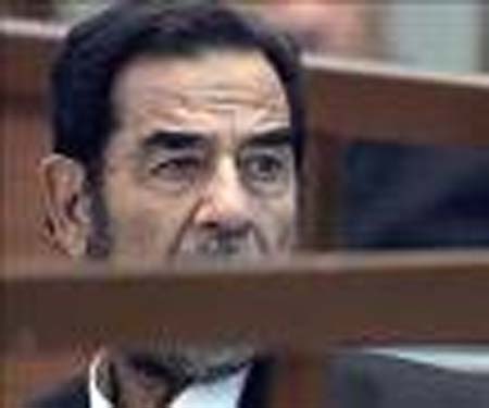 Saddam at trial