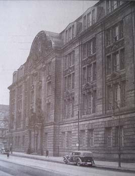 Head Quarter of Gestapo at civic number 8 of Prinz Albrechtstrasse in Berlin