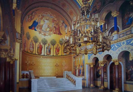 Castello di Neuschwanstein. La sala reale.