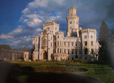 Czech Republic. Hluboka nad Vltavou castle.