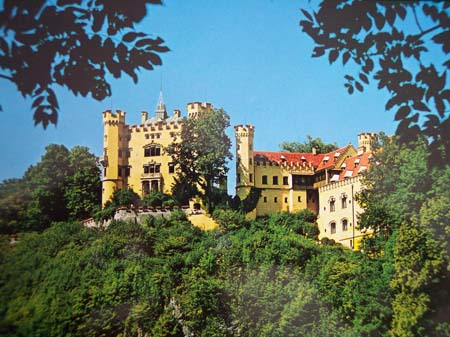 Koenigsschloss Hohenschwangau. The castle Hohenschwangau was built in the 12th century by the Seigneurs of Schwangau