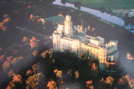 Zamek Hluboka nad Vltavou. Mystical Bohemian Castle at Hluboka nad Vltavou