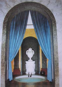 Vranov Castle. Restored bathroom of the late 18th century